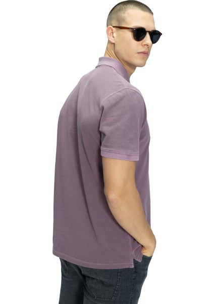 Erkek Parça Boya Polo T-Shirt