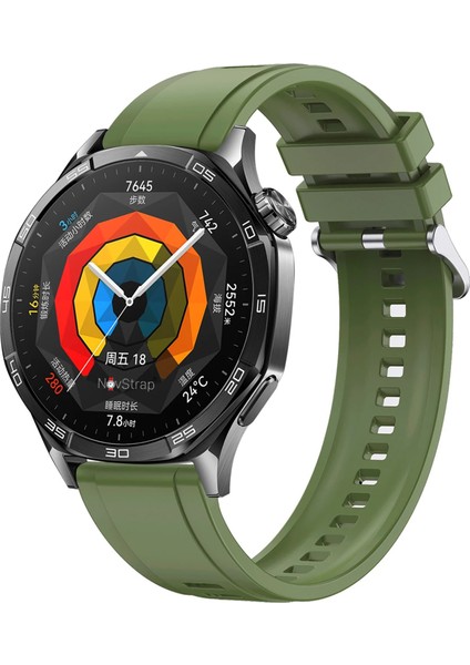 Huawei Watch Gt5 46MM Gt5 Pro Gt4 46MM Gt3 46MM Gt3 Pro Se Gt2 ile Uyumlu Kordon 22MM Easy Band Lansman Silikon Kayış