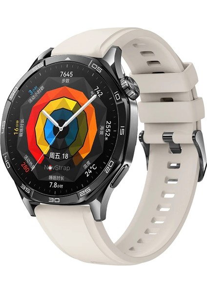 Huawei Watch Gt5 46MM Gt5 Pro Gt4 46MM Gt3 46MM Gt3 Pro Se Gt2 ile Uyumlu Kordon 22MM Easy Band Lansman Silikon Kayış