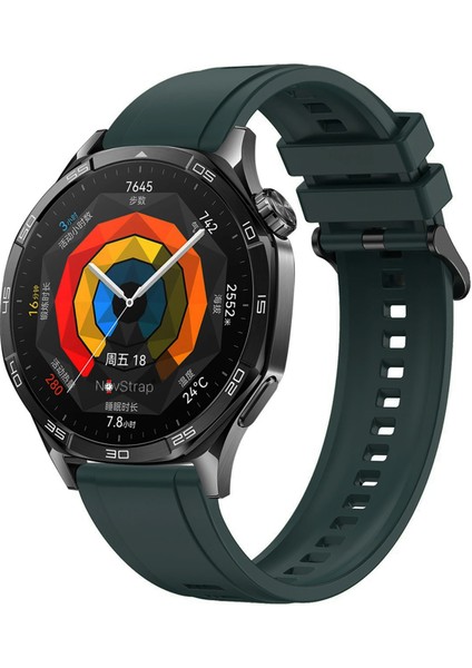 Huawei Watch Gt5 46MM Gt5 Pro Gt4 46MM Gt3 46MM Gt3 Pro Se Gt2 ile Uyumlu Kordon 22MM Easy Band Lansman Silikon Kayış