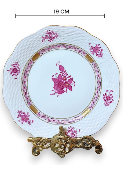 Macaristan Herend Pembe Pasta Tabağı fiyatları