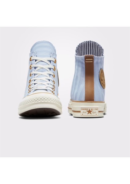 Chuck 70 Herringbone Stripe Kadın Mavi Sneaker modelleri