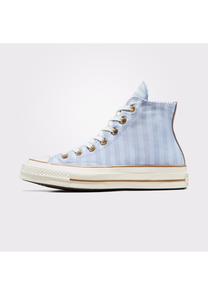 Chuck 70 Herringbone Stripe Kadın Mavi Sneaker fırsatları