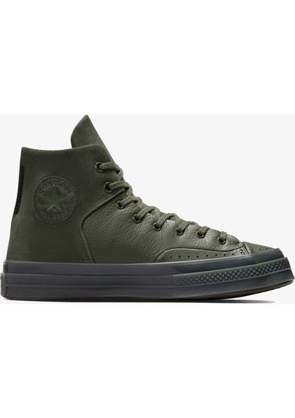 Chuck 70 Marquis Leather Kadın Haki Sneaker