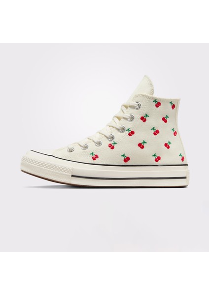 Chuck 70 Cherries Kadın Krem Sneaker modelleri