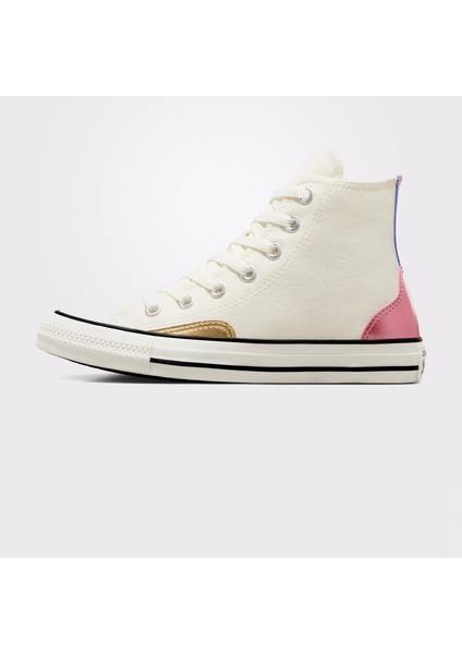 Chuck Taylor All Star Y2K Chrome Kadın Beyaz Sneaker modelleri