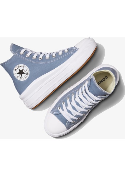 Chuck Taylor All Star Move Platform Kadın Mavi Sneaker