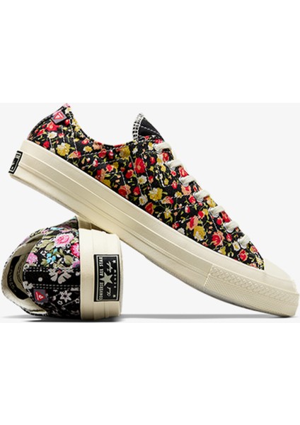 Beyond Retro Upcycled Floral Chuck 70 Siyah Sneaker fiyatları