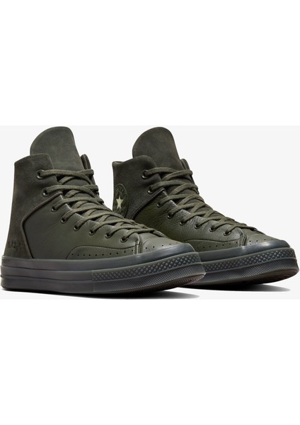 Chuck 70 Marquis Leather Kadın Haki Sneaker fiyatları