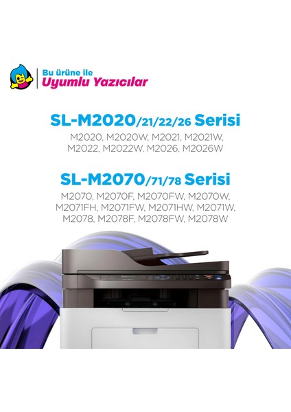 Samsung MLT-D111S Muadil Toner 4'lü Paket / Xpress M2020 / M2022 / M2070
