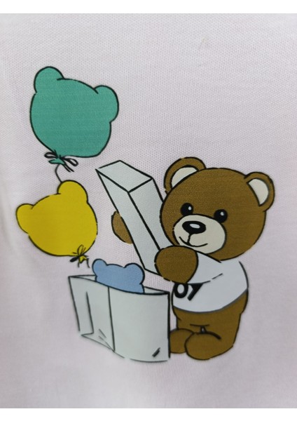 Erselbaby Kız Bebek Pamuklu Ayıcık Baskılı Pembe Tulum - Uzun Kollu ve Rahat fiyatları