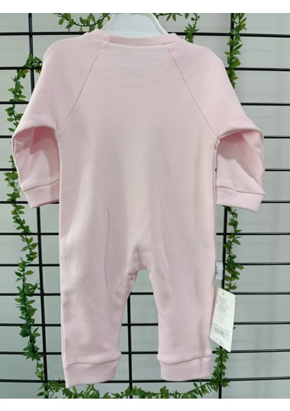 Erselbaby Kız Bebek Pamuklu Ayıcık Baskılı Pembe Tulum - Uzun Kollu ve Rahat modelleri