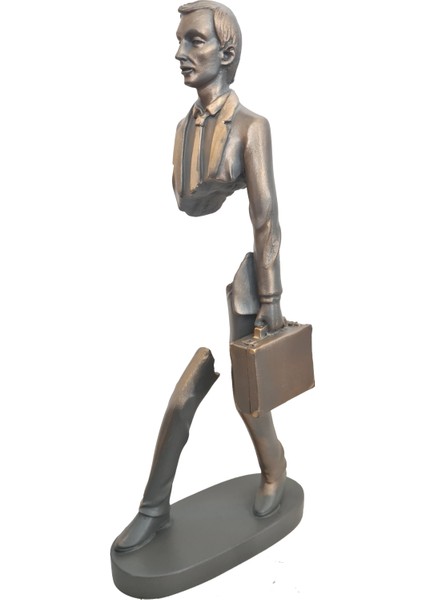 Dekoratif Insan Biblo Eli Çantalı Büyük Boy