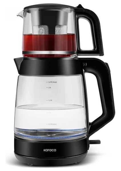 2 In 1 Cam Çay Makinesi ve Kettle XL fırsatları