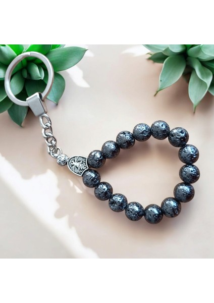 Lav Taşı Tesbih Anahtarlık - Doğal Taş Anahtarlık - Tesbih Anahtarlık Sertifikalı Doğal Taş Tesbih fiyatları