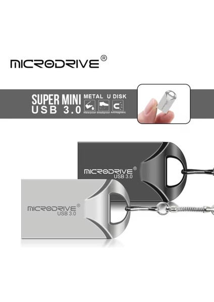 256Gb.Usb 3.0 Hızlı Usb Flash Bellek Metal Minik Sağlam
