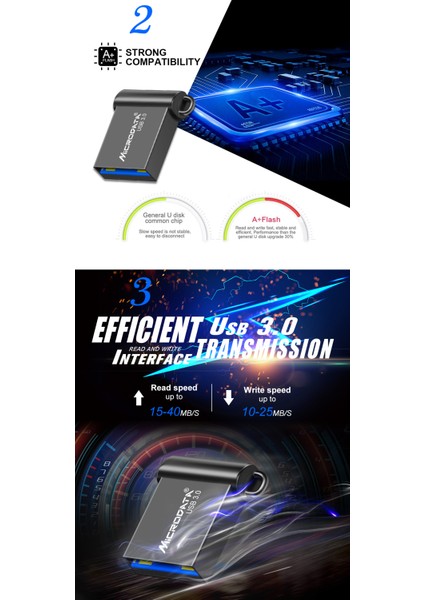 256Gb.Usb 3.0 Hızlı Usb Flash Bellek Metal Minik Sağlam