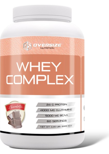 Whey Complex Çikolata 2000 gr 60 Servis