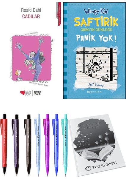 Saftirik 6 Panik Yok! ve Cadılar 2'li Set - Kalem