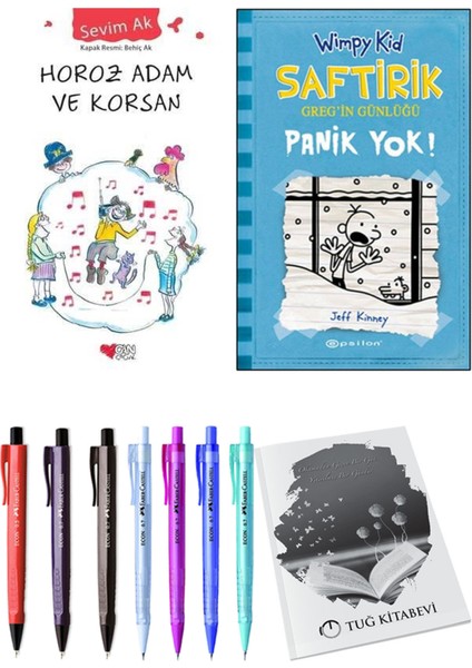 Saftirik 6 Panik Yok! ve Horoz Adam ve Korsan 2'li Set - Kalem