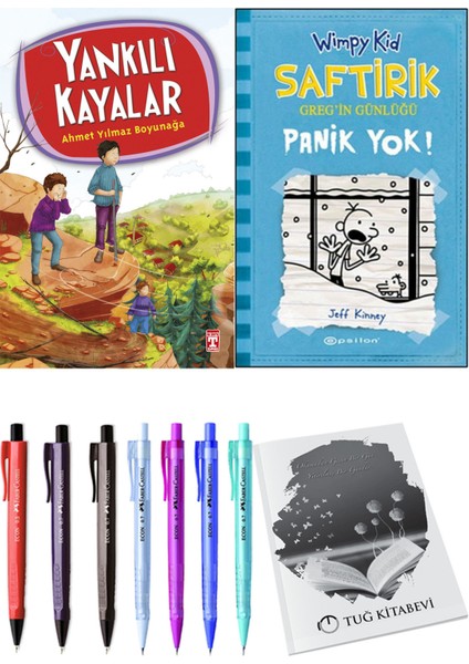 Saftirik 6 Panik Yok! ve Yankılı Kayalar 2'li Set - Kalem
