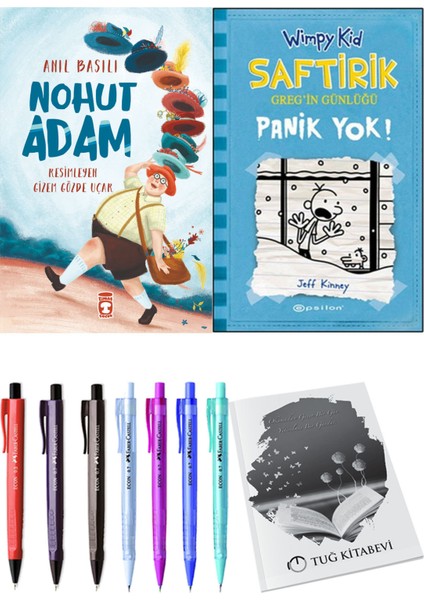 Saftirik 6 Panik Yok! ve Nohut Adam 2'li Set - Kalem