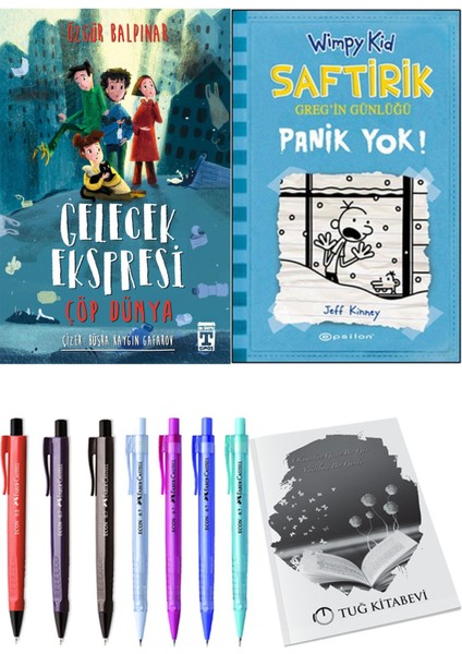 Saftirik 6 Panik Yok! ve Gelecek Ekspresi Çöp Dünya 2'li Set - Kalem