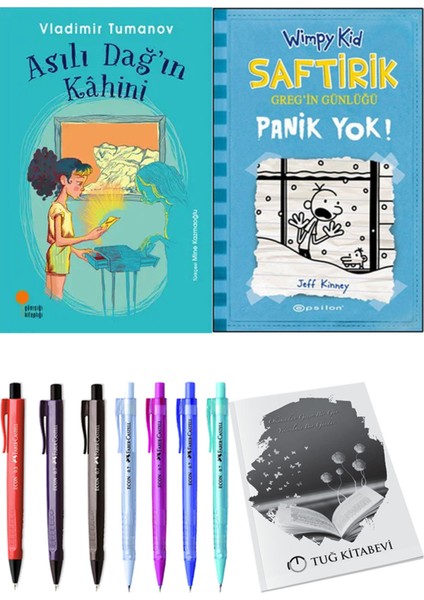 Saftirik 6 Panik Yok! ve Asılı Dağ'ın Kahini 2'li Set - Kalem