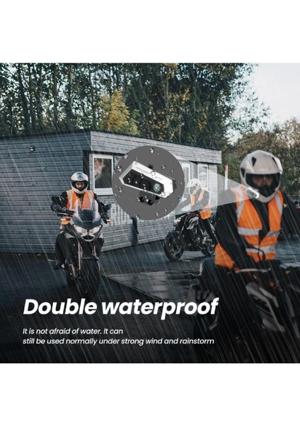 Helmet 5.0 Motorsiklet Intercom Su Geçirmez Kask