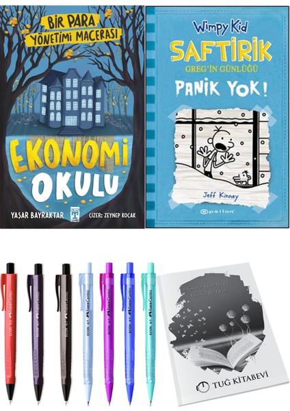 Saftirik 6 Panik Yok! ve Ekonomi Okulu Bir Para Yönetimi Macerası 2'li Set - Kalem
