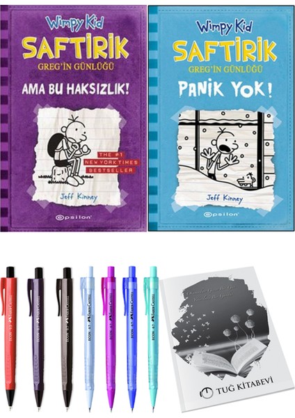 Saftirik 6 Panik Yok! ve Saftirik 5 Ama Bu Haksızlık! 2'li Set - Kalem