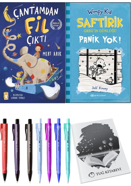Saftirik 6 Panik Yok! ve Çantamdan Fil Çıktı 2'li Set - Kalem