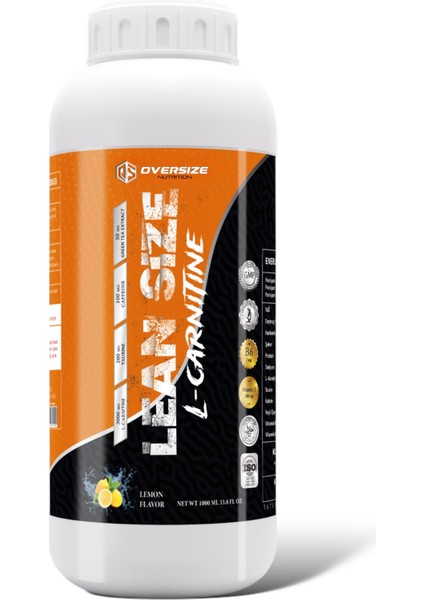 Lean Size L-Carnitine Limon 1000ML 30 Servis