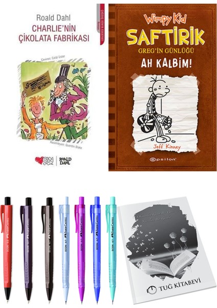 Saftirik 7 Ah Kalbim! ve Charlie'nin Çikolata Fabrikası 2'li Set - Kalem