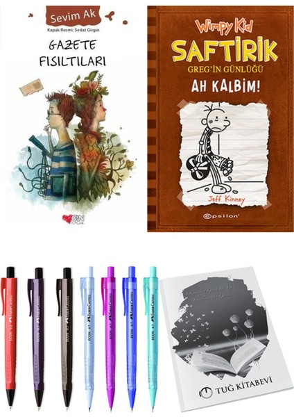 Saftirik 7 Ah Kalbim! ve Gazete Fısıltıları 2'li Set - Kalem