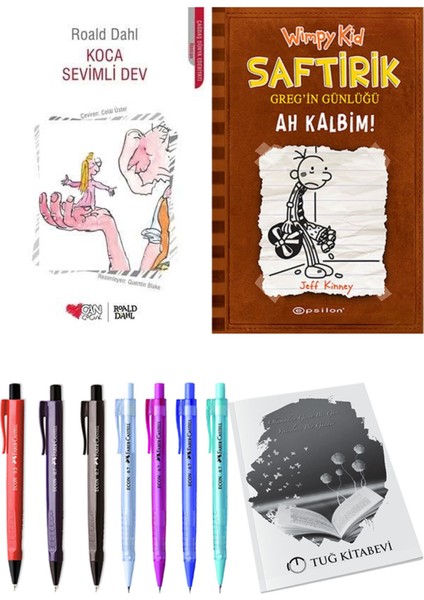 Saftirik 7 Ah Kalbim! ve Koca Sevimli Dev 2'li Set - Kalem