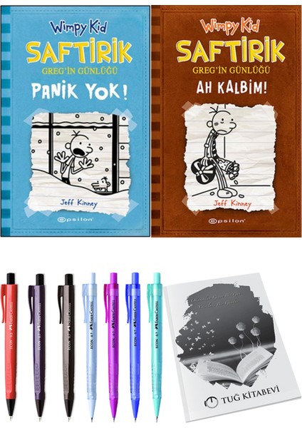 Saftirik 7 Ah Kalbim! ve Saftirik 6 Panik Yok! 2'li Set - Kalem