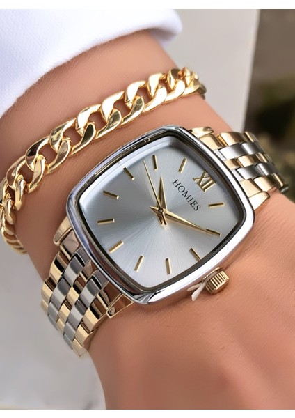 Marka Çelik Kadın Saat 3 Atm Su Geçirmezlik 2 Yıl Güvenceli Faturalı Bileklik Hediyeli modelleri