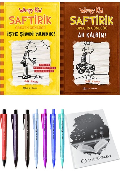 Saftirik 7 Ah Kalbim! ve Saftirik 4 Işte Şimdi Yandık! 2'li Set - Kalem