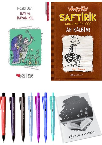 Saftirik 7 Ah Kalbim! ve Bay ve Bayan Kıl 2'li Set - Kalem
