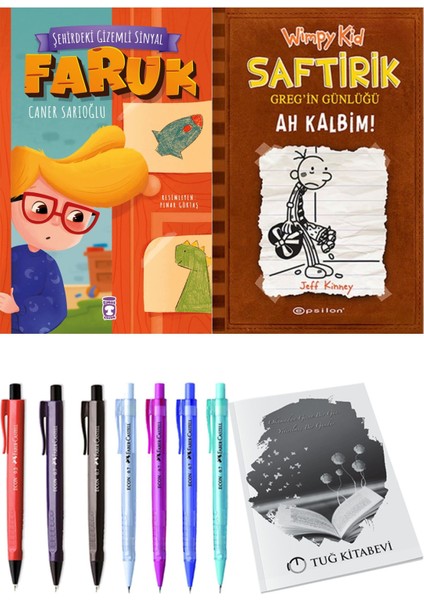 Saftirik 7 Ah Kalbim! ve Şehirdeki Gizemli Sinyal Faruk 2'li Set - Kalem