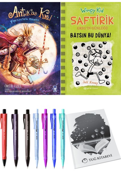 Saftirik 8 Batsın Bu Dünya! ve Antika Kral Forsantin'in Uyanışı 2'li Set - Kalem