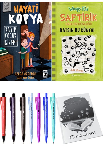 Saftirik 8 Batsın Bu Dünya! ve Hayati Kopya Kayıp Çocuk Gizemi 2'li Set - Kalem
