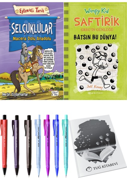 Saftirik 8 Batsın Bu Dünya! ve Selçuklular Macera Dolu Anadolu 2'li Set - Kalem