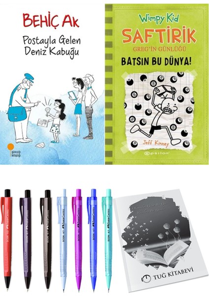 Saftirik 8 Batsın Bu Dünya! ve Postayla Gelen Deniz Kabuğu 2'li Set - Kalem