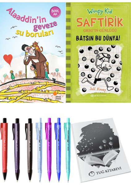 Saftirik 8 Batsın Bu Dünya! ve Alaaddin’in Geveze Su Boruları 2'li Set - Kalem