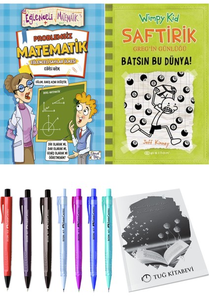 Saftirik 8 Batsın Bu Dünya! ve Problemsiz Matematik 2'li Set - Kalem