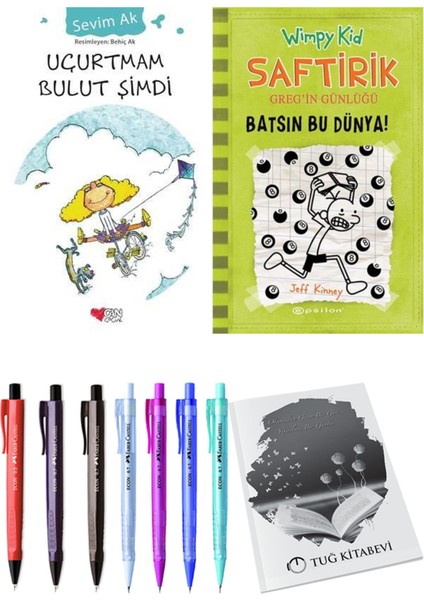 Saftirik 8 Batsın Bu Dünya! ve Uçurtmam Bulut Şimdi 2'li Set - Kalem
