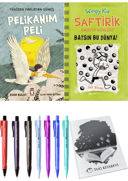 Saftirik 8 Batsın Bu Dünya! ve Yeniden Parlayan Güneş Pelikanım Peli 2'li Set - Kalem