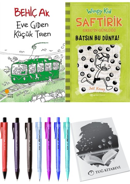 Saftirik 8 Batsın Bu Dünya! ve Eve Giden Küçük Tren 2'li Set - Kalem